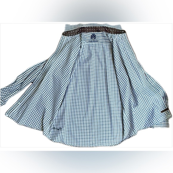 English Laundry Check Dress Shirt – Size 16/36-37 – Brown/Navy Plaid - Picture 3 of 9